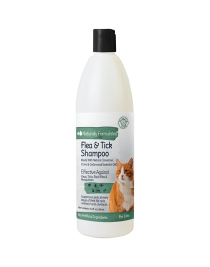 Miracle Care Natural Flea & Tick Shampoo for Cats - 16 oz