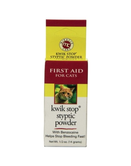Miracle Care Kwik Stop Styptic Powder for Cats - 0.5 oz