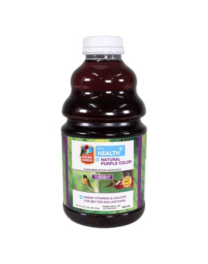 More Birds Health Plus Natural Purple Oriole and Hummingbird Nectar Concentrate  - 32 oz