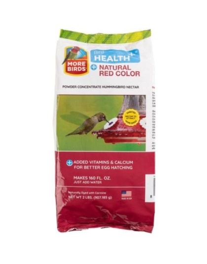 More Birds Health Plus Natural Red Hummingbird Nectar Powder Concentrate  - 2 lbs
