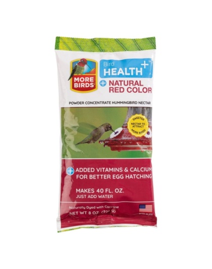 More Birds Health Plus Natural Red Hummingbird Nectar Powder Concentrate  - 8 oz