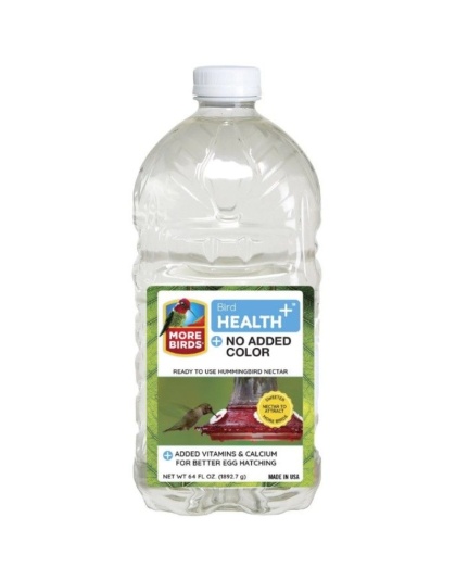 More Birds Health Plus Ready To Use Hummingbird Nectar Clear - 64 oz