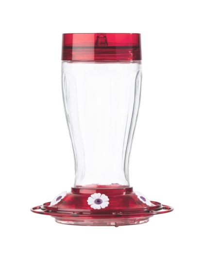 More Birds Big Gulp Glass Hummingbird Feeder - 40 oz capacity