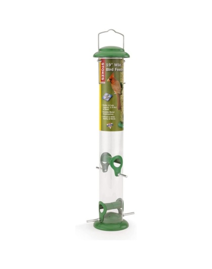 More Birds Wild Bird Seed Feeder 19in. tall - 1.5 lbs capacity