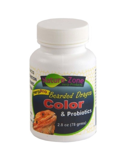 Nature Zone Herp Pro Bearded Dragon Color and Probiotics - 2.8 oz