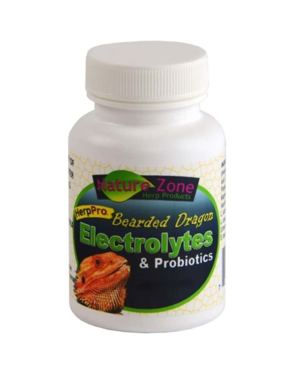 Nature Zone Herp Pro Bearded Dragon Electrolytes and Probiotics - 2.8 oz
