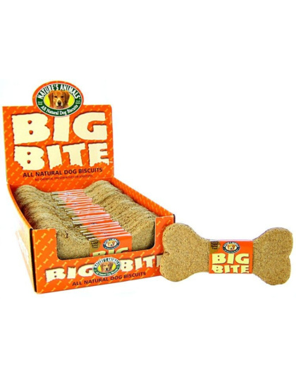 Natures Animals Big Bite Dog Treat - Peanut Butter Flavor - 24 Pack