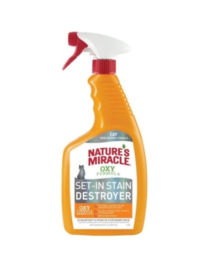 Natures Miracle Just for Cats Orange Oxy Stain and Odor Remover - 24 oz
