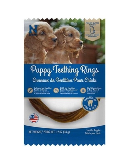 N-Bone Puppy Teething Rings Peanut Butter Flavor - 1 count