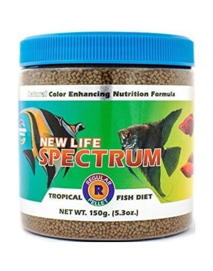 New Life Spectrum Tropical Fish Food Regular Sinking Pellets - 150 g