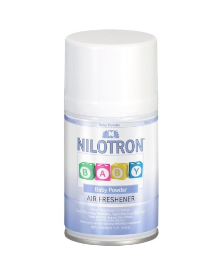Nilodor Nilotron Deodorizing Air Freshener Baby Powder Scent - 7 oz