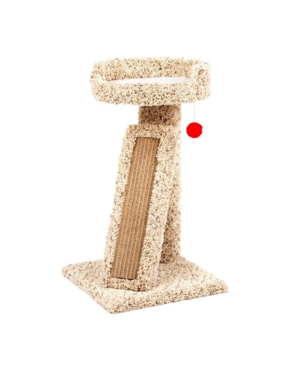 North American Kitty Nap and Scratch Pedestal Bed Post - 1 count