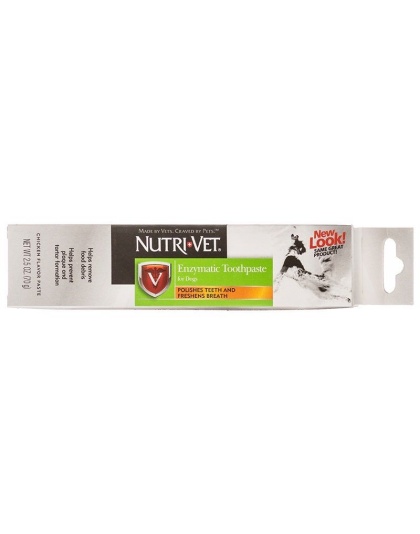 Nutri-Vet Enzymatic Toothpaste for Dogs - 2.5 oz