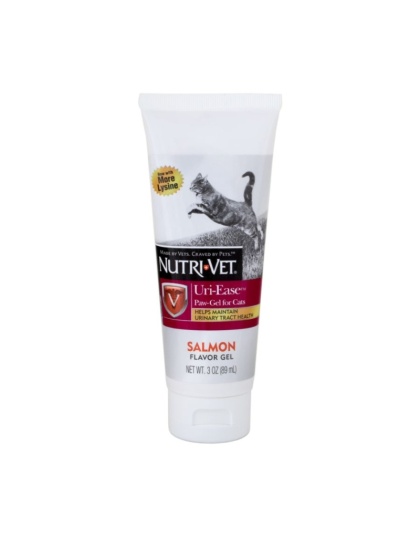 Nutri-Vet Uri-Ease Paw Gel for Cats - Salmon Flavor - 3 oz