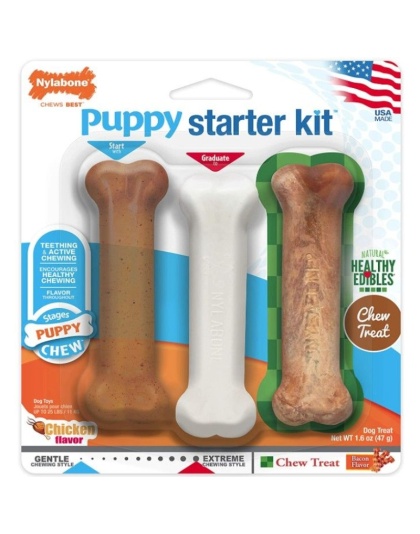 Nylabone Puppy Starter Kit - 3 Pack