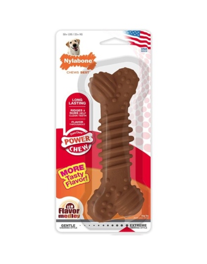 Nylabone Dura Chew Power Chew Bone Flavor Medley - Souper - (50+ lbs)