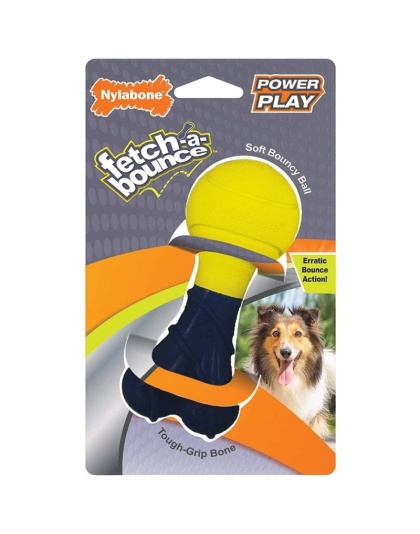 Nylabone Power Play Fetch-a-Bounce Rubber 5" Dog Toy - 1 count