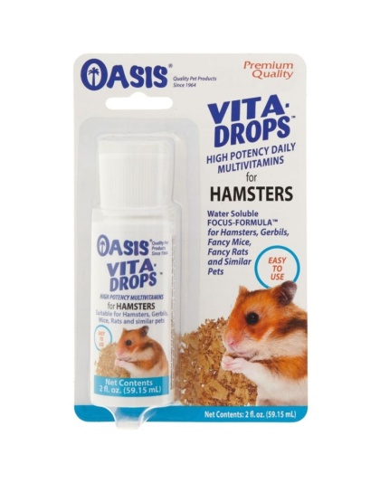 Oasis Vita-Drops High Potency Hamster Daily Multivitamins - 2 oz.