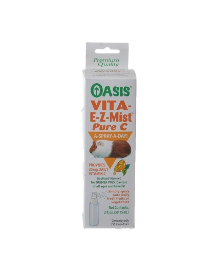 Oasis Vita E-Z-Mist Pure C Spray for Guinea Pigs - 2 oz (250 Sprays)