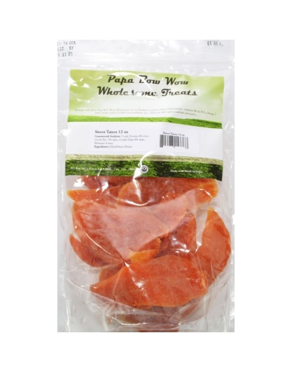 Papa Bow Wow Fresh Dried Sweet Taters Dog Treats - 12 ounce