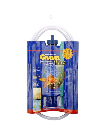 Penn Plax Gravel-Vac Aquarium Gravel Cleaner 9" Cylinder with 56" Hose - 1 count