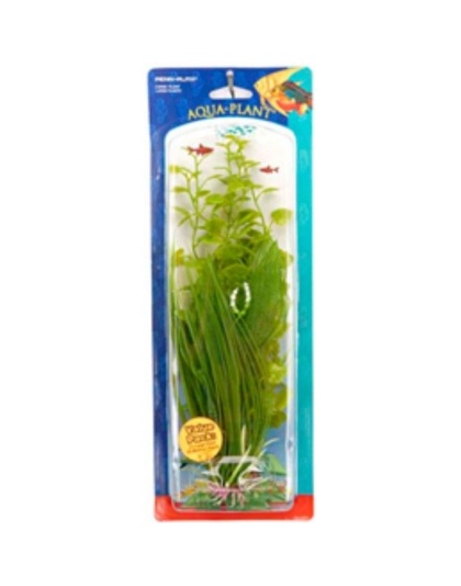 Penn Plax Green Aquarium Plant Multi Pack Assorted Sizes - Medium / Large 3 count