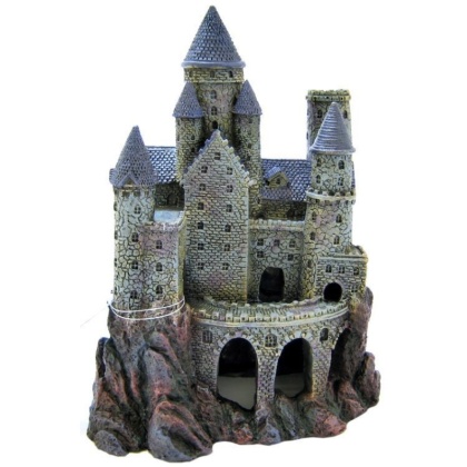 Penn Plax Magical Castle - Large (9" Tall)