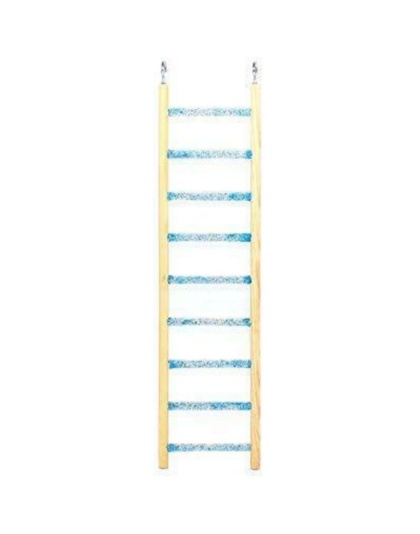 Penn Plax Trimmer Wood and Cement Ladder for Small Birds - 9 step - 1 count