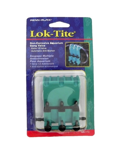 Penn Plax Lok-Tite Plastic Valve with Hanger 3 Gang Valve - 1 count