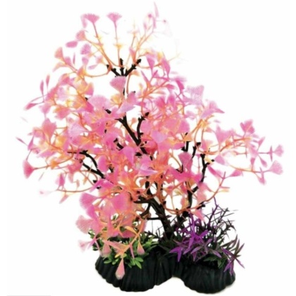 Penn Plax Bonsai Plant 11-12" Pink - 1 count