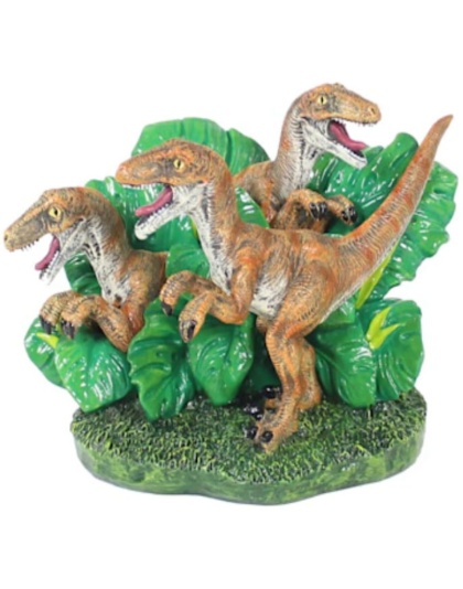 Penn Plax Jurassic Park Velociraptor Aquarium Ornament - 1 count