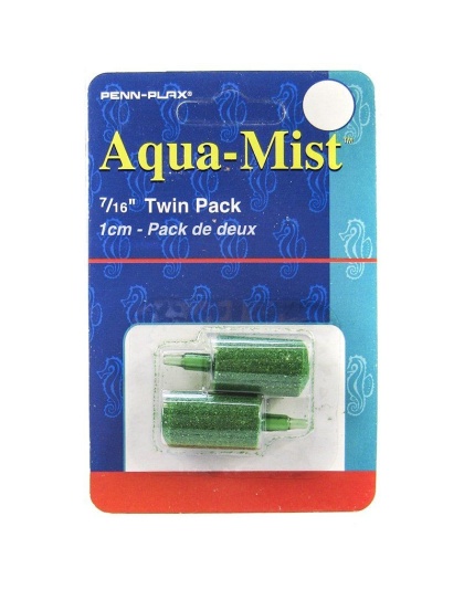 Penn Plax Aqua-Mist Cylinder Airstone - 7/16" Long Airstone (2 Pack)