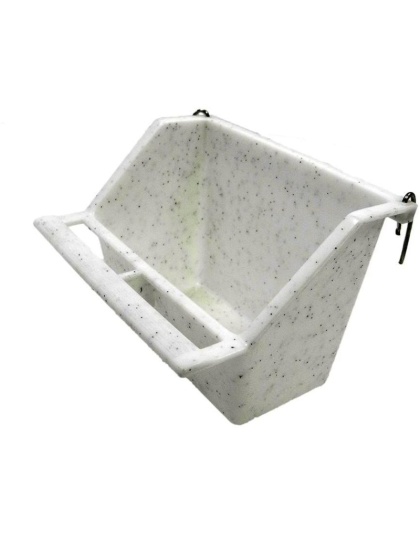 Penn Plax High-Back Seed and Water Cup with Perch - 6 oz - 1 count