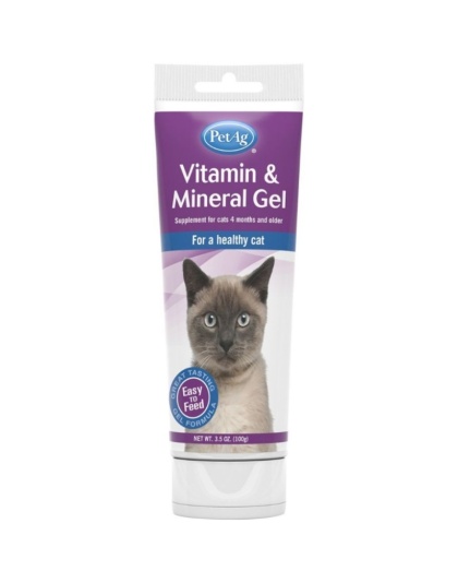 Pet Ag Vitamin & Mineral Gel for Cats - 3.5 oz
