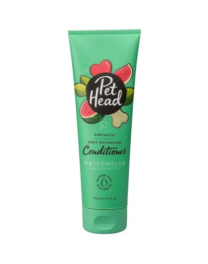 Pet Head Furtastic Knot Detangler Conditioner for Dogs Watermelon with Shea Butter - 8.4 oz
