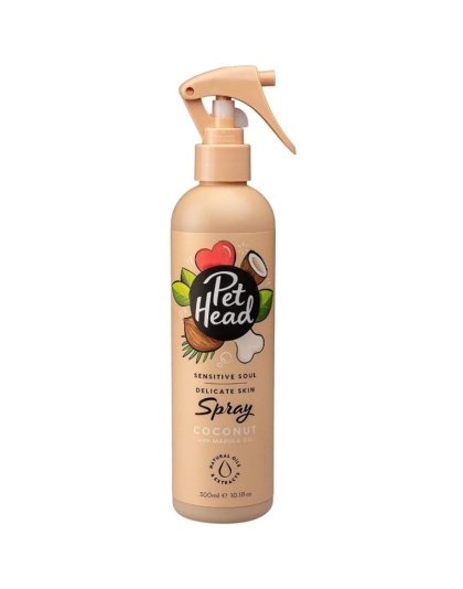 Pet Head Sensitive Soul Delicate Skin Spray for Dogs Coconut with Marula Oil - 10 oz