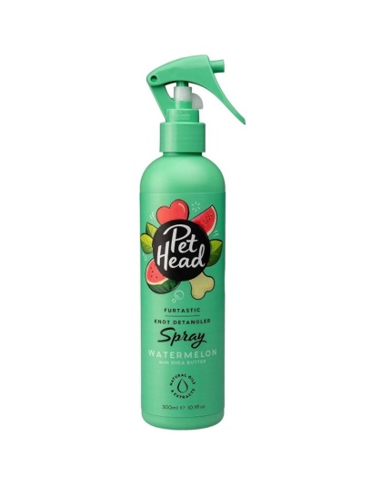 Pet Head Furtastic Knot Detangler Spray for Dogs Watermelon with Shea Butter - 10.1 oz
