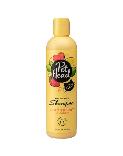 Pet Head Nourishing Shampoo for Cats Lemonberry with Lemon Oil - 10.1 oz