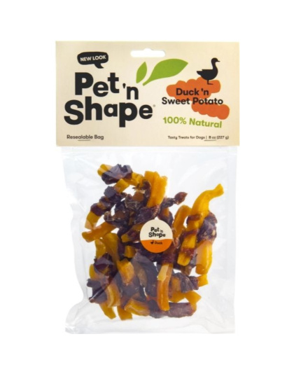 Pet 'n Shape Duck 'n Sweet Potato Dog Treats - 8 oz