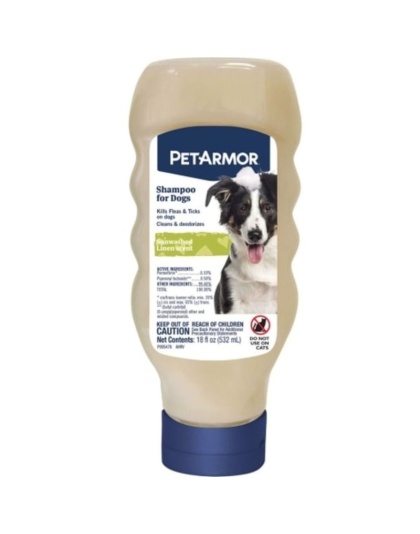 PetArmor Flea and Tick Shampoo for Dogs Sunwashed Linen Scent - 18 oz