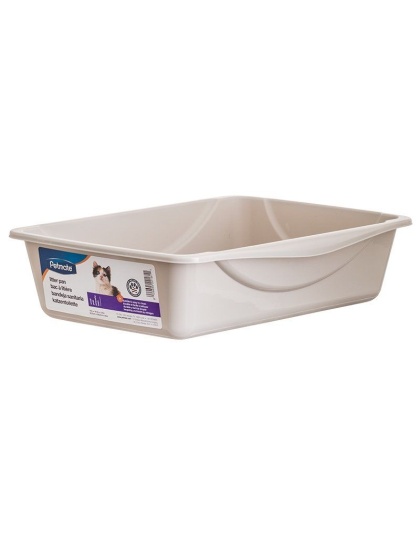 Petmate Litter Pan - Gray - Small (14.1in.L x 10.4in.W x 3.5in.H)