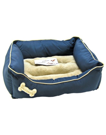 Petmate Plush Rectangular Bone Lounger - 21"L x 25"W x 8'H