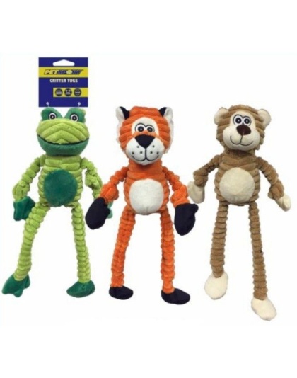Petsport Critter Tug Dog Toy - 1 Pack (Assorted Styles)