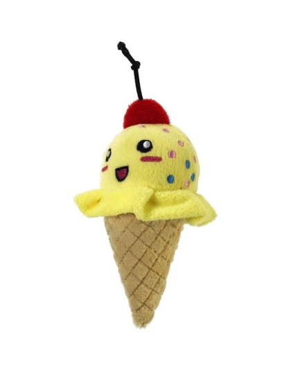 Petsport Tiny Tots Foodies Ice Cream Plush Toy Assorted Colors - 1 count