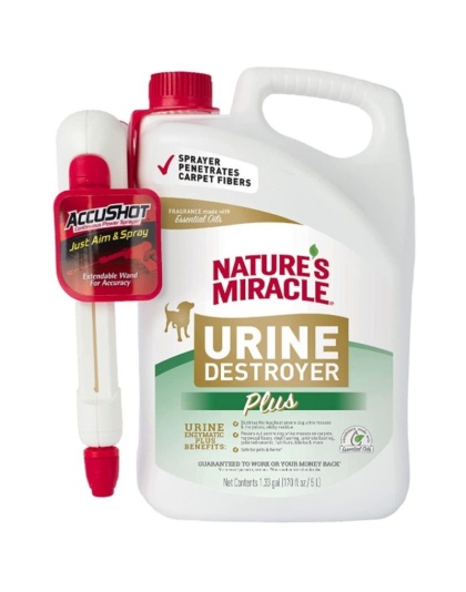 Pioneer Pet Nature's Miracle Urine Destroyer Plus for Dogs with AccuShot Sprayer - 170 oz