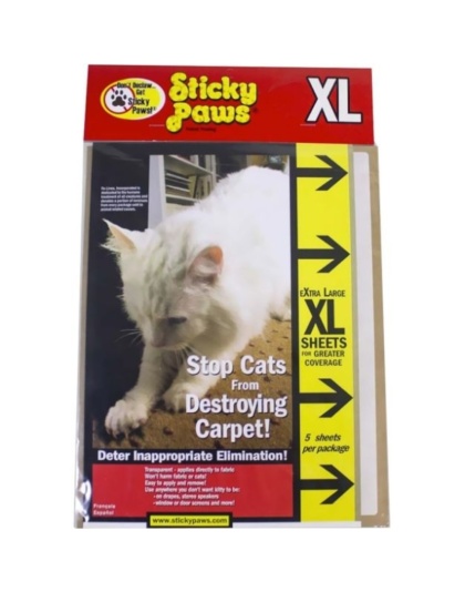 Pioneer Sticky Paws XL Sheets - 5 Pack - (9in.L x 12in.W)