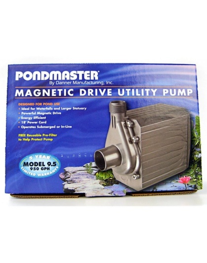 Pondmaster Pond-Mag Magnetic Drive Utility Pond Pump - Model 9.5 (950 GPH)