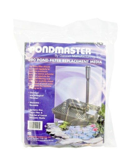 Pondmaster 190 Filter Replacement Media for Ponds - 2 Count