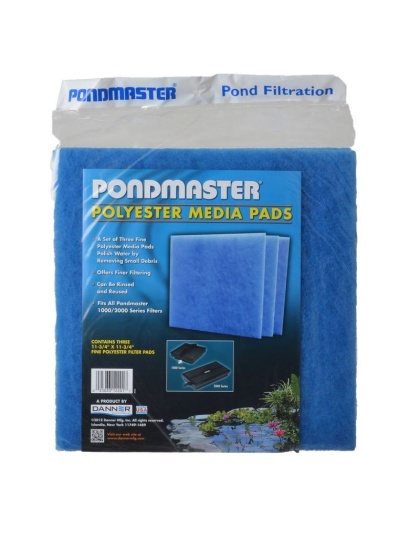 Pondmaster Fine Polyester Media - 12" Long x 12" Wide (3 Pack)