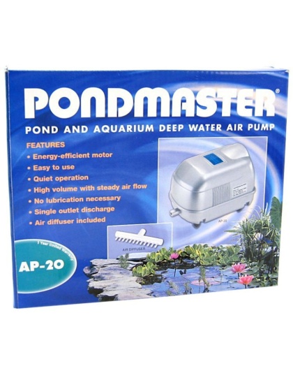 Pondmaster Pond & Aquarium Deep Water Air Pump - AP 20 (2,500 Gallons - 1,700 Cubic Inches per Minute)